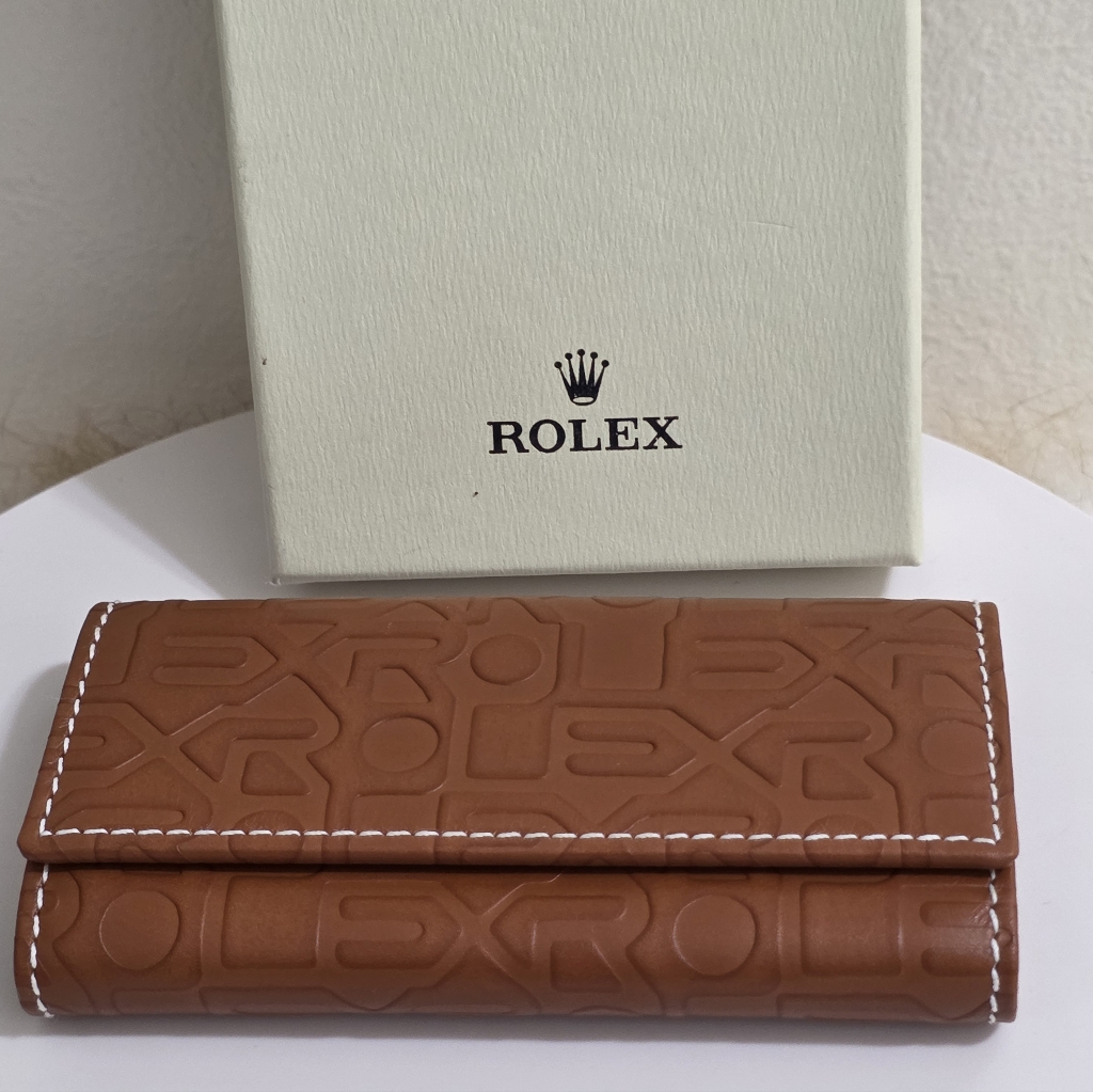 Rolex Jubilee Leather 4 Ring Key Case Rolex Jubilee Leather 4 Ring Key Case